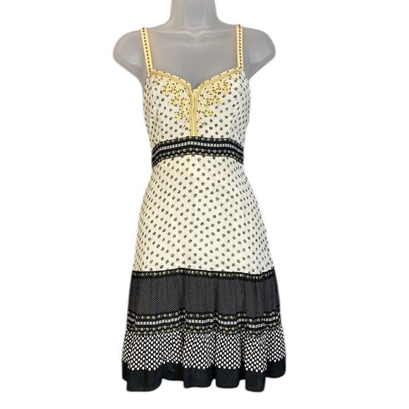 Free People Dresses & Skirts - Free People Y2K Floral Polka Dot Mini Dress Women's 4